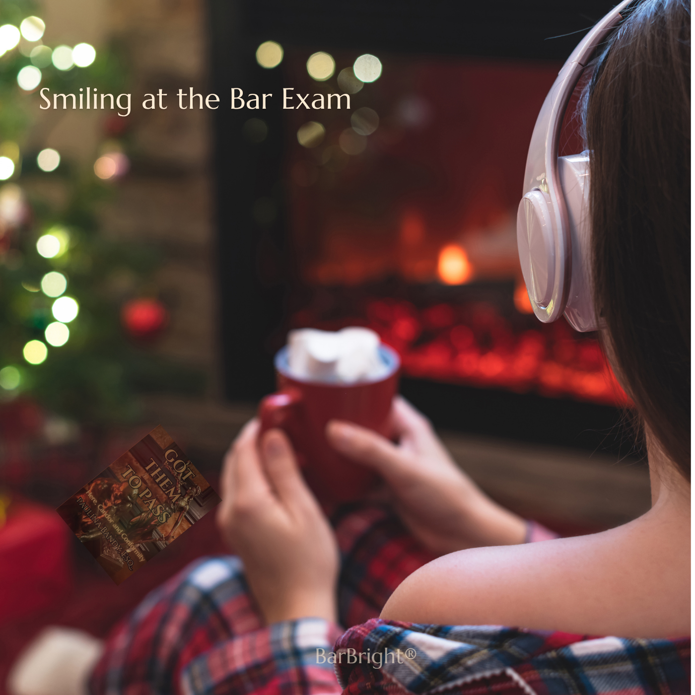 Bar exam repeater enjoying the Christmas holiday while listening to Smiling at the Bar Exam meditation.